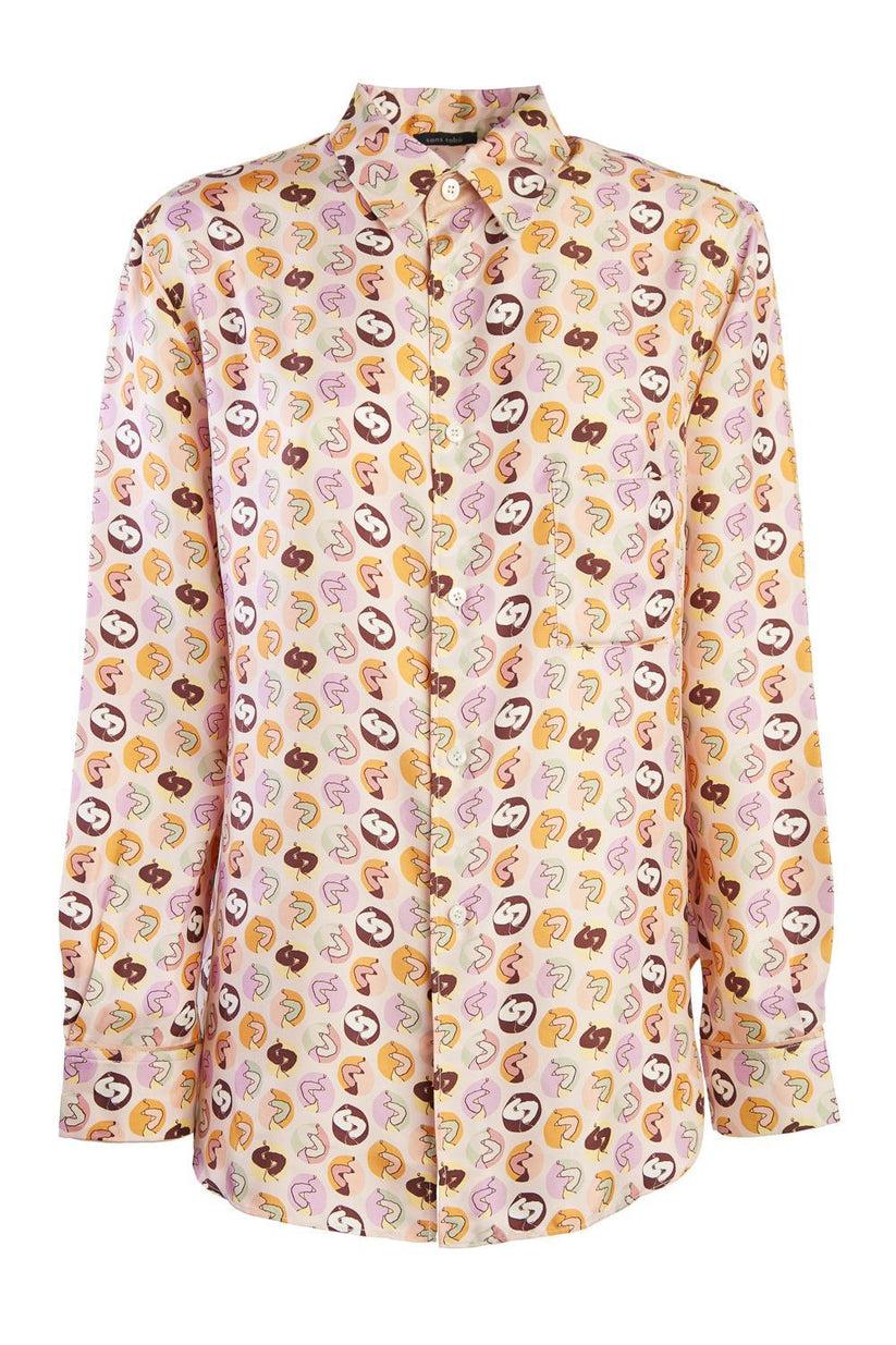 Sans Tabù Camicia in seta “Il bacio” - Nude Only for today
