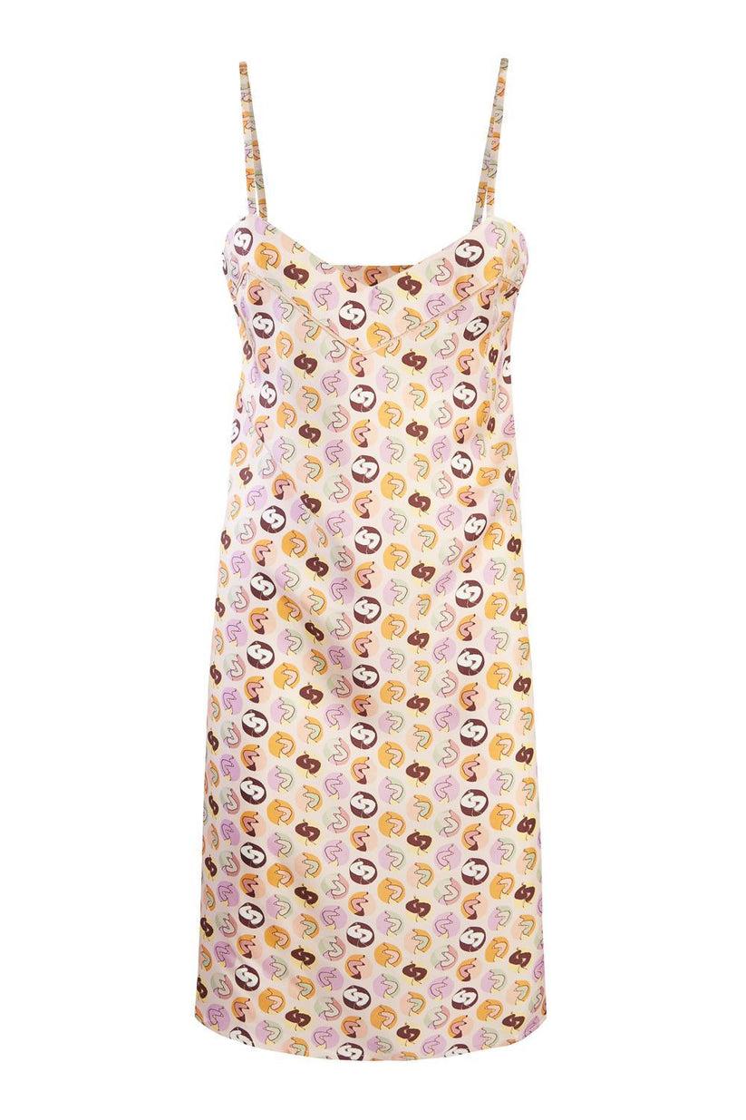 Sans Tabù Slipdress pura seta “Il bacio”- Nude Promozione Limitata