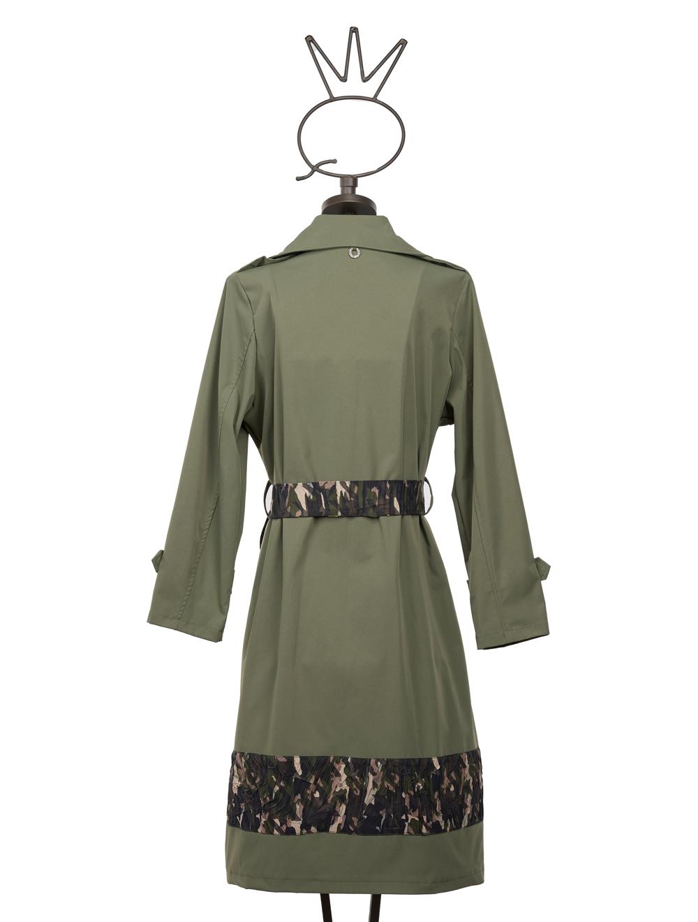 Save The Queen Trench doppiopetto verde salvia Offerta