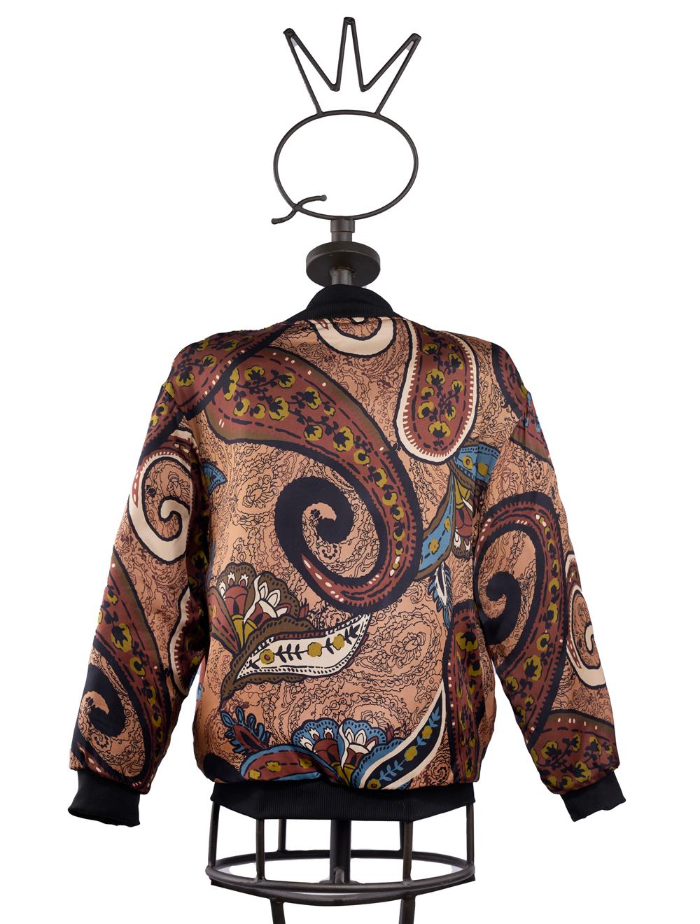 Save The Queen Bomber in tessuto stampato Offerte