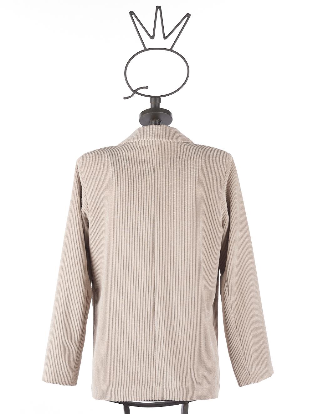 Save The Queen Giacca beige di velluto a coste Offerta temporanea