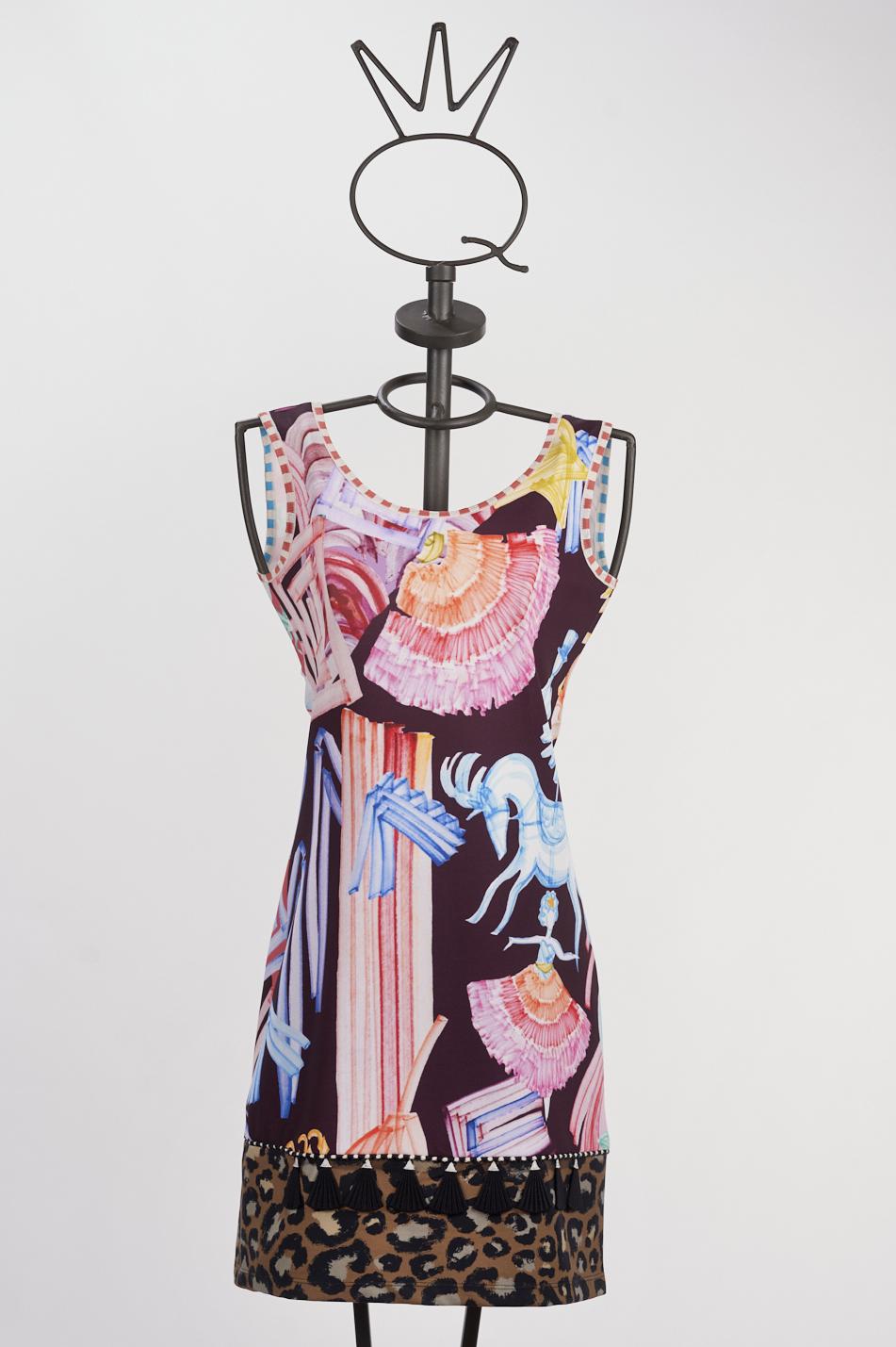 Save The Queen Vestito corto stampato Offerta settimanale