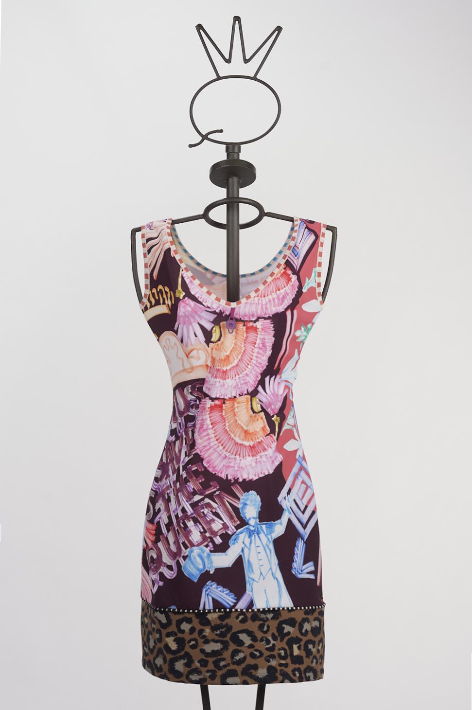Save The Queen Vestito corto stampato Offerta settimanale