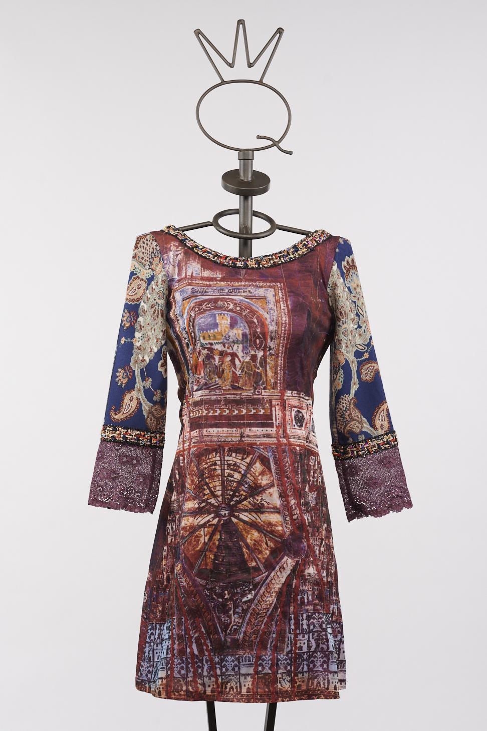 Save The Queen Vestito corto stampato Latest stili