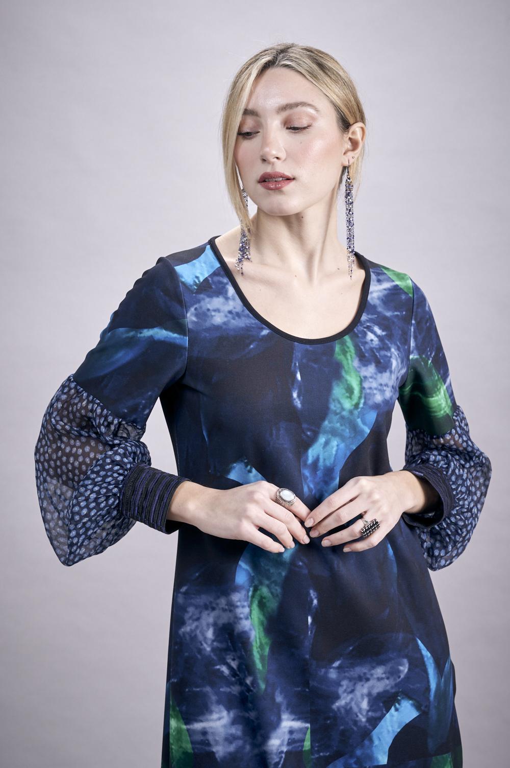 Save The Queen Vestito longuette con stampa “astrale” 50% di sconto per tempo limitato