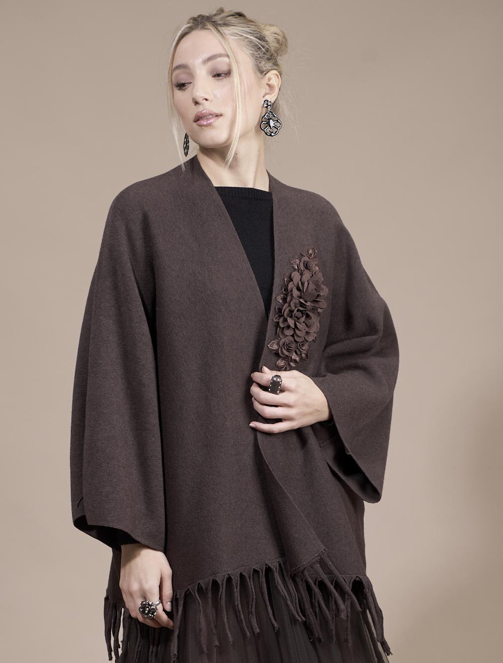 Save The Queen Cardigan tricot marrone Nuovo