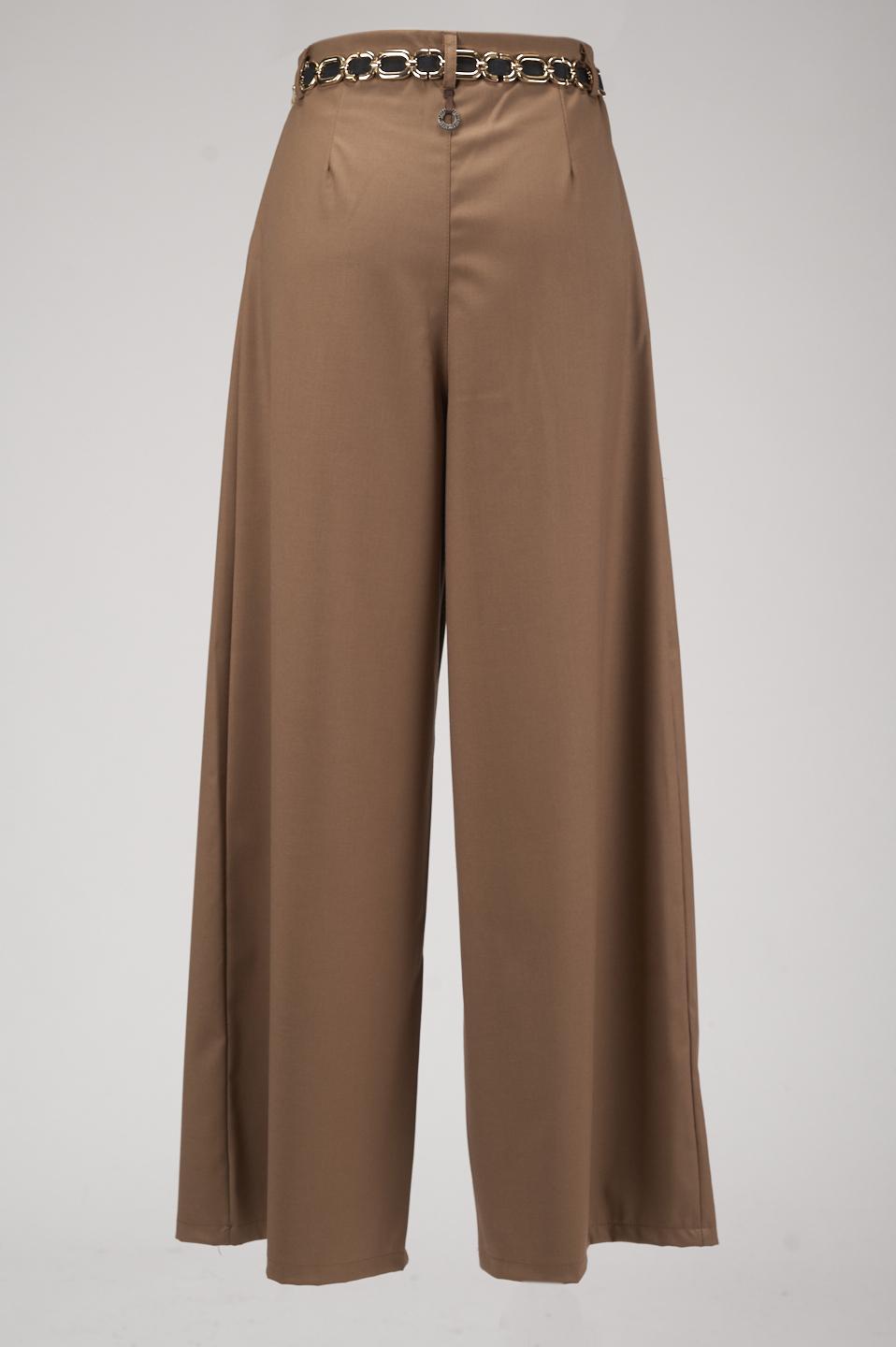 Save The Queen Pantaloni palazzo a vita alta Flash Sale