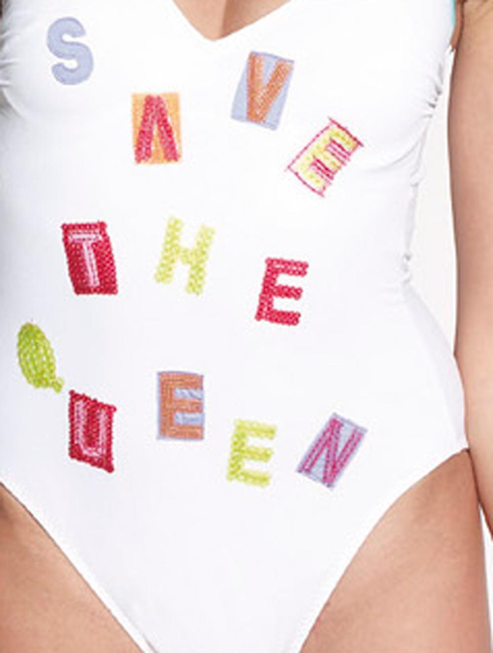 Save The Queen Costume intero con ricamo 50% di sconto con spedizione gratuita