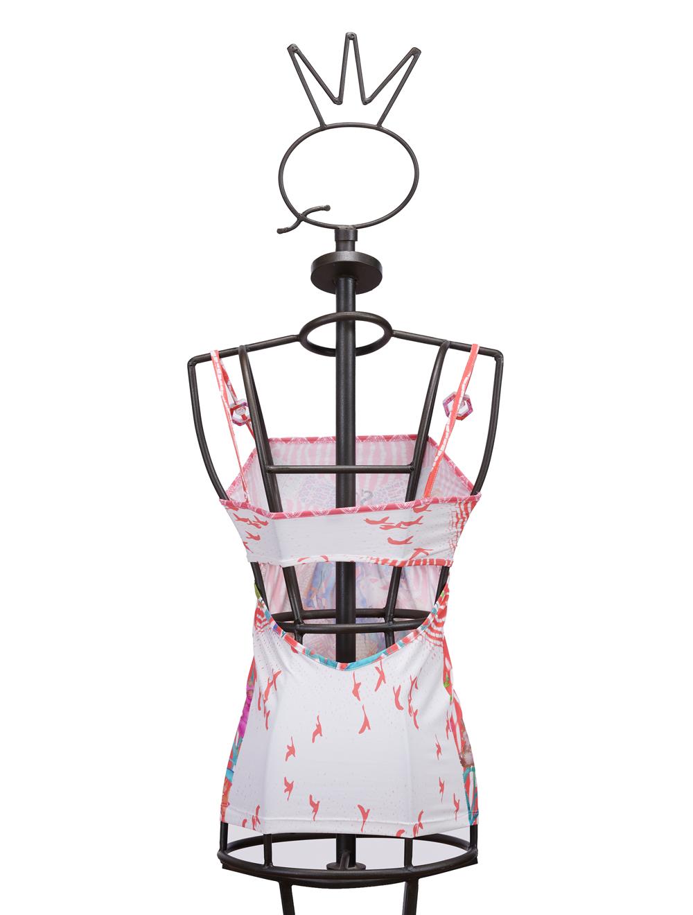 Save The Queen Top in jersey stampa cigno 2025