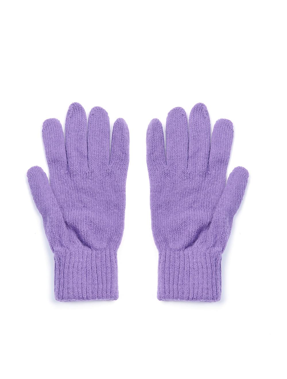 Save The Queen guanti in maglia con applicazione in madreperla Promozione