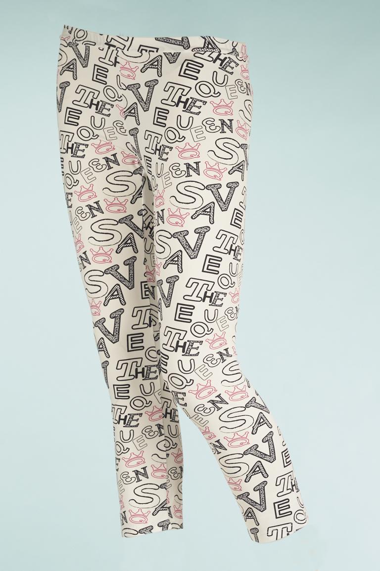 Save The Queen Leggings stampato Promozione Limitata