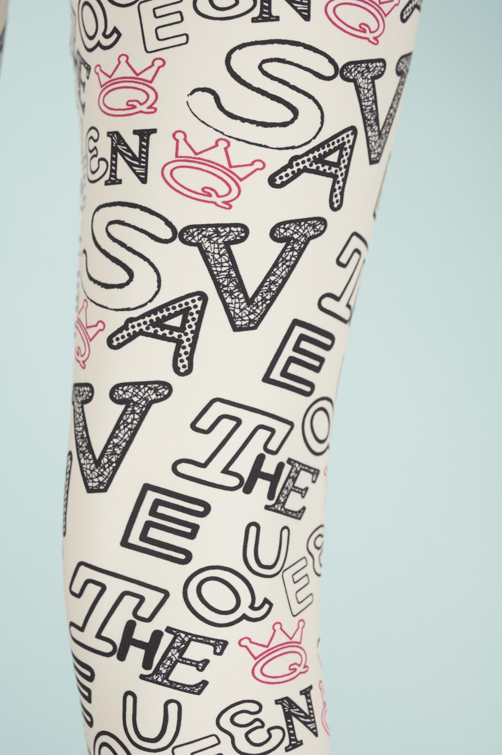 Save The Queen Leggings stampato Promozione Limitata