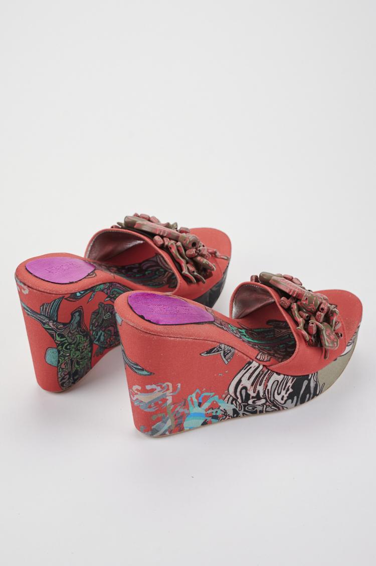 Save The Queen Sandali con zeppa Outlet