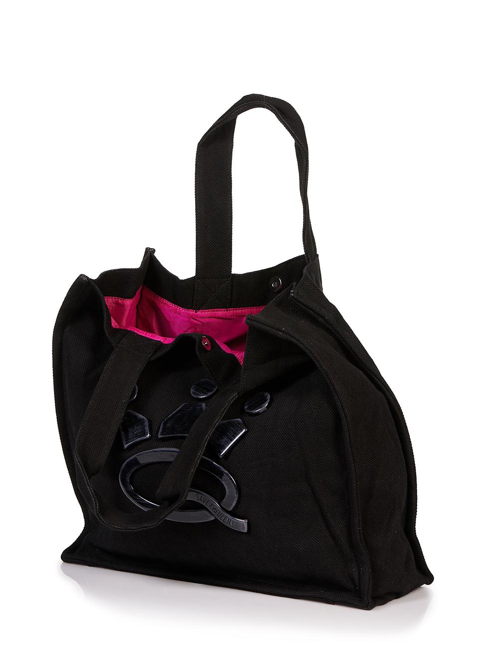 Save The Queen Borsa in canvas Vendite Flash