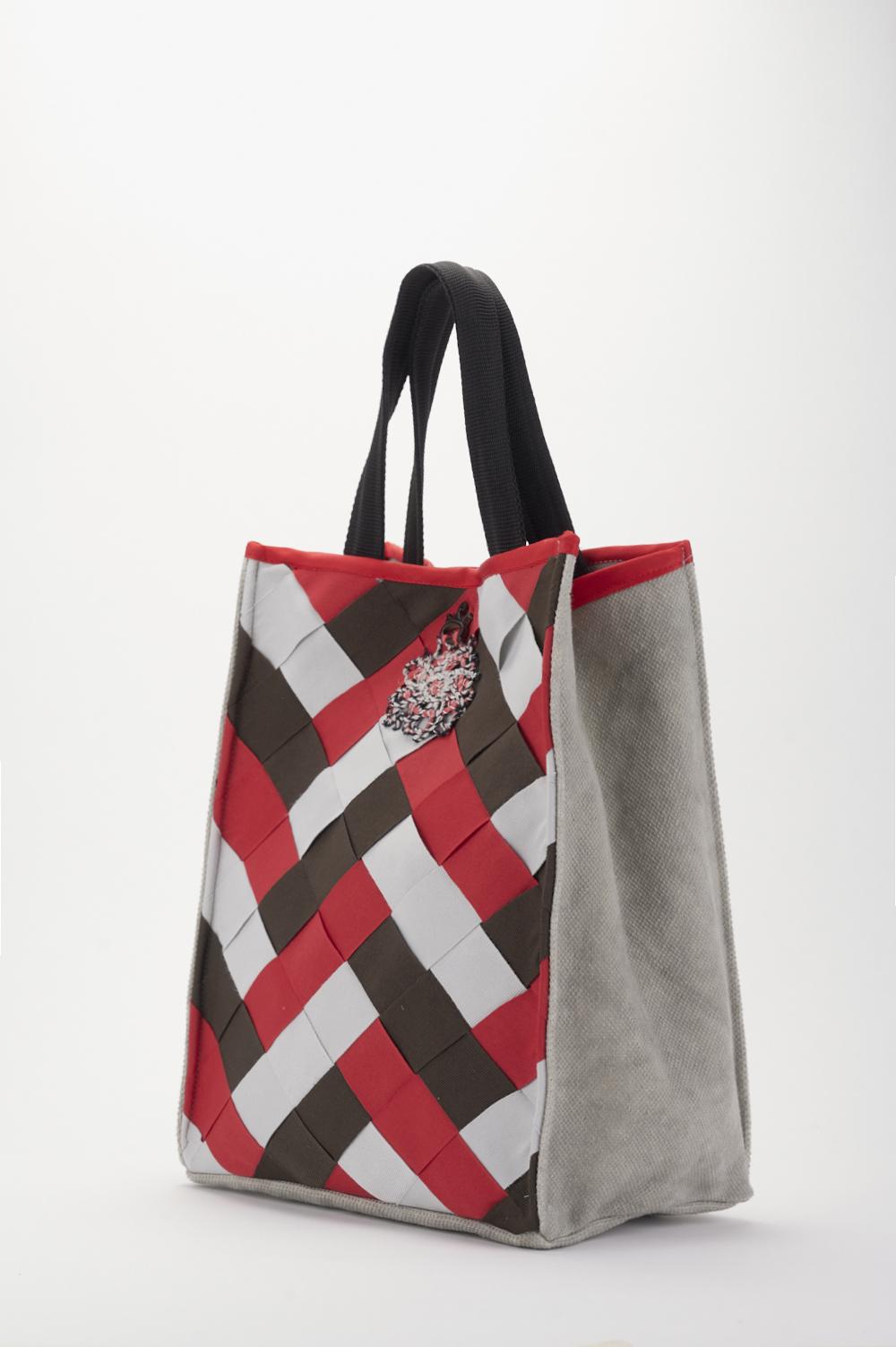 Save The Queen Borsa in canvas di cotone Nuova