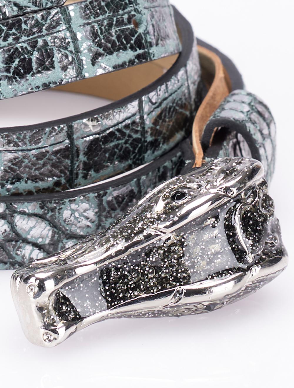 Save The Queen Cintura in pelle con fibbia in metallo Vendita calda