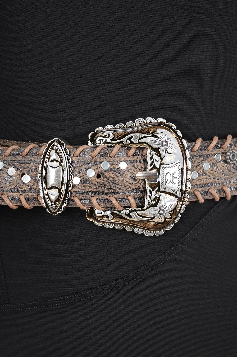 Save The Queen Cintura in pelle con fibbia in metallo Offerta migliore