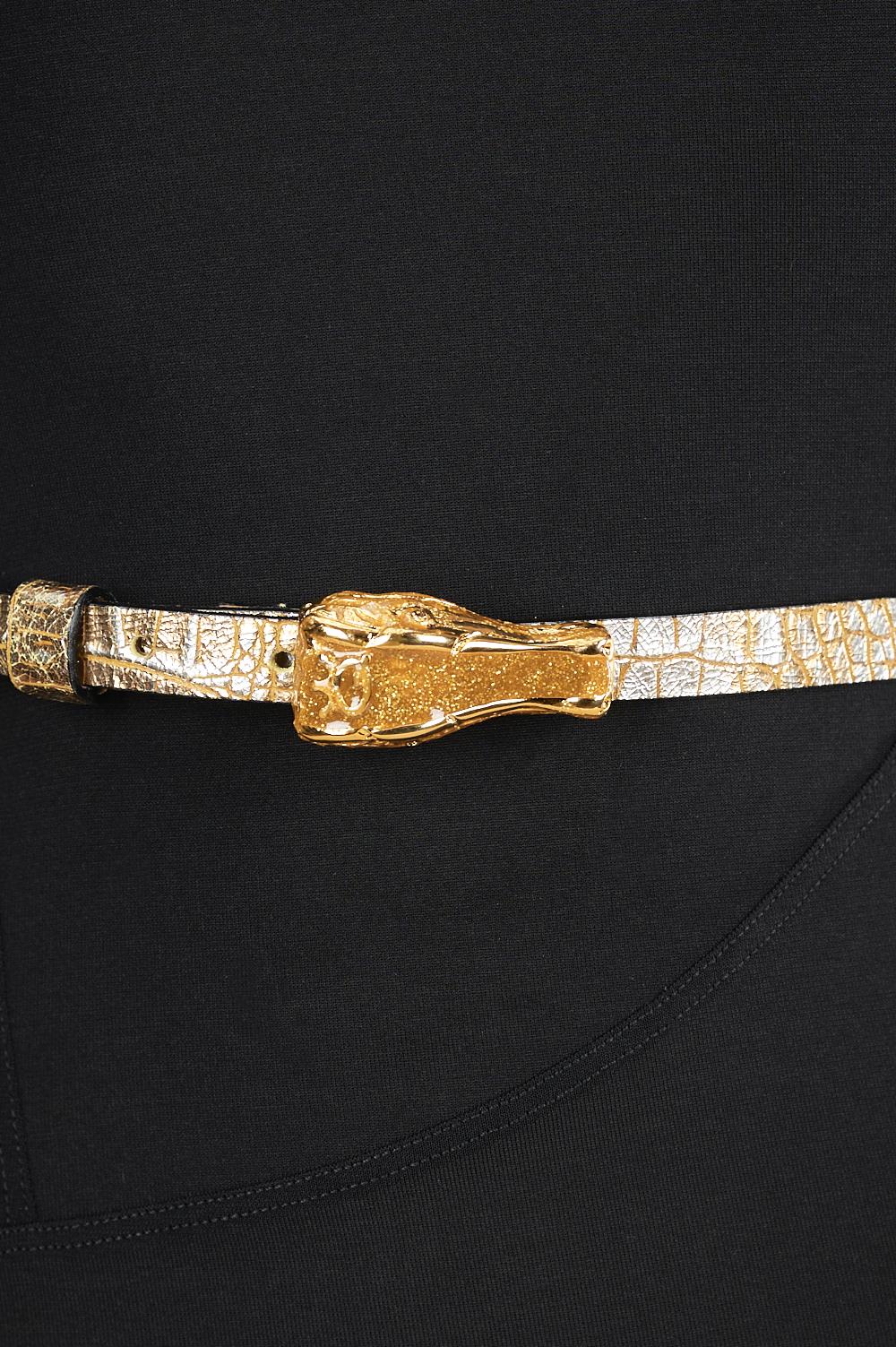 Save The Queen Cintura in pelle con fibbia in metallo Offerta temporanea