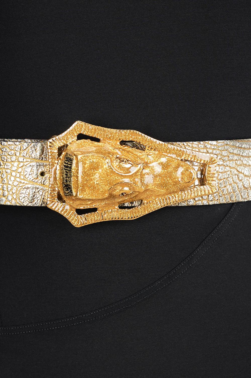 Save The Queen Cintura in pelle con fibbia in metallo Offerte esclusive