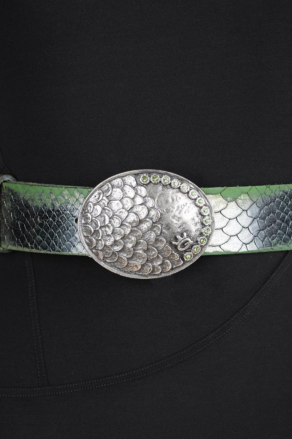 Save The Queen Cintura in pelle con fibbia in metallo Nuovi prodotti