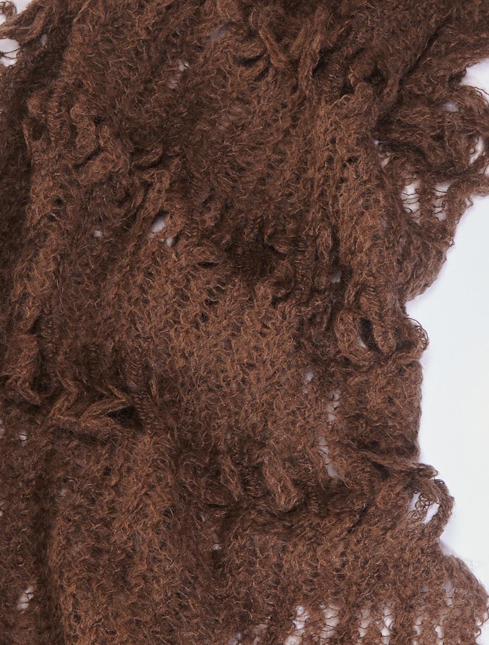 Save The Queen Sciarpa marrone in Mohair Comprane uno, ottenene uno gratis