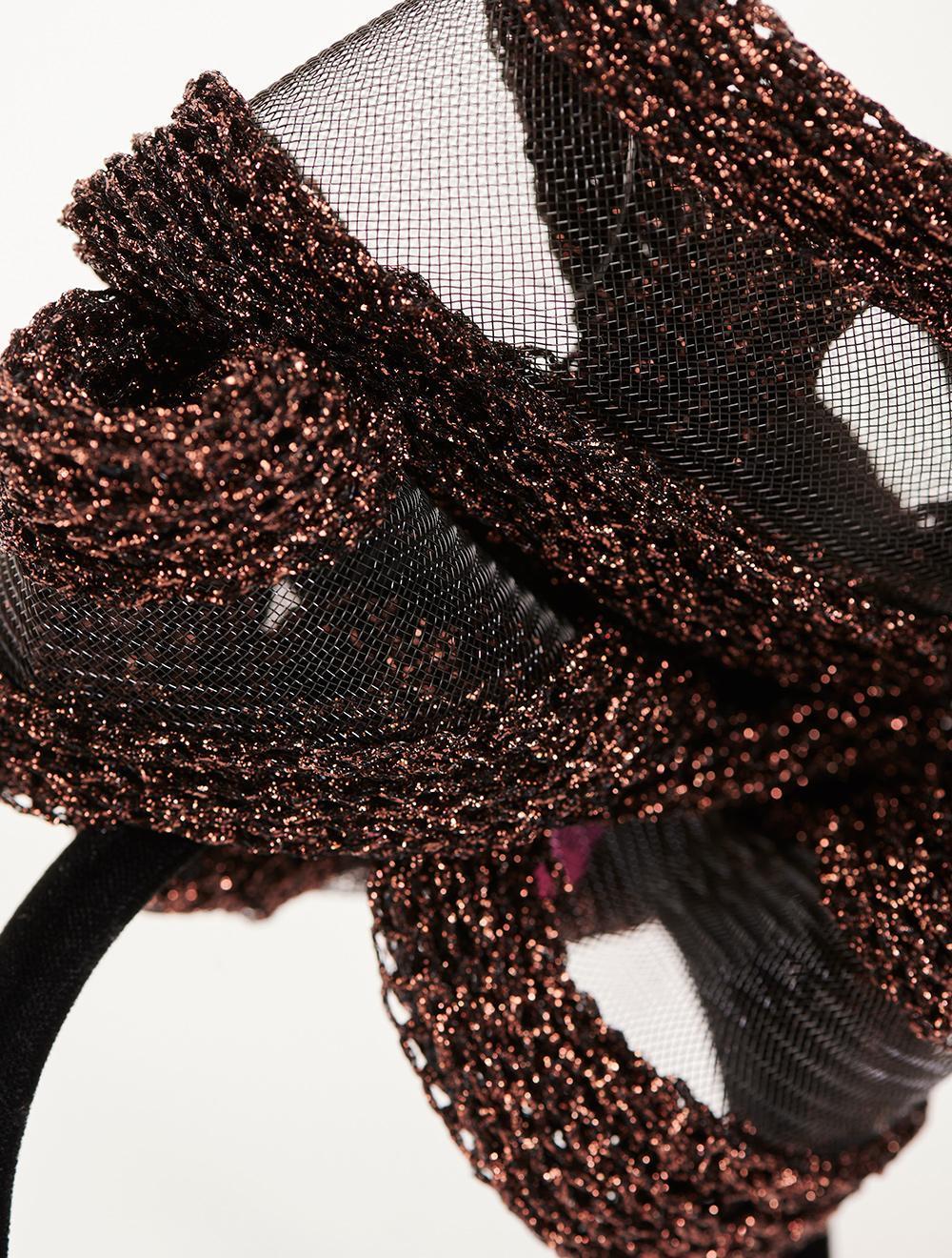 Save The Queen Cerchietto in velluto nero Latest stili