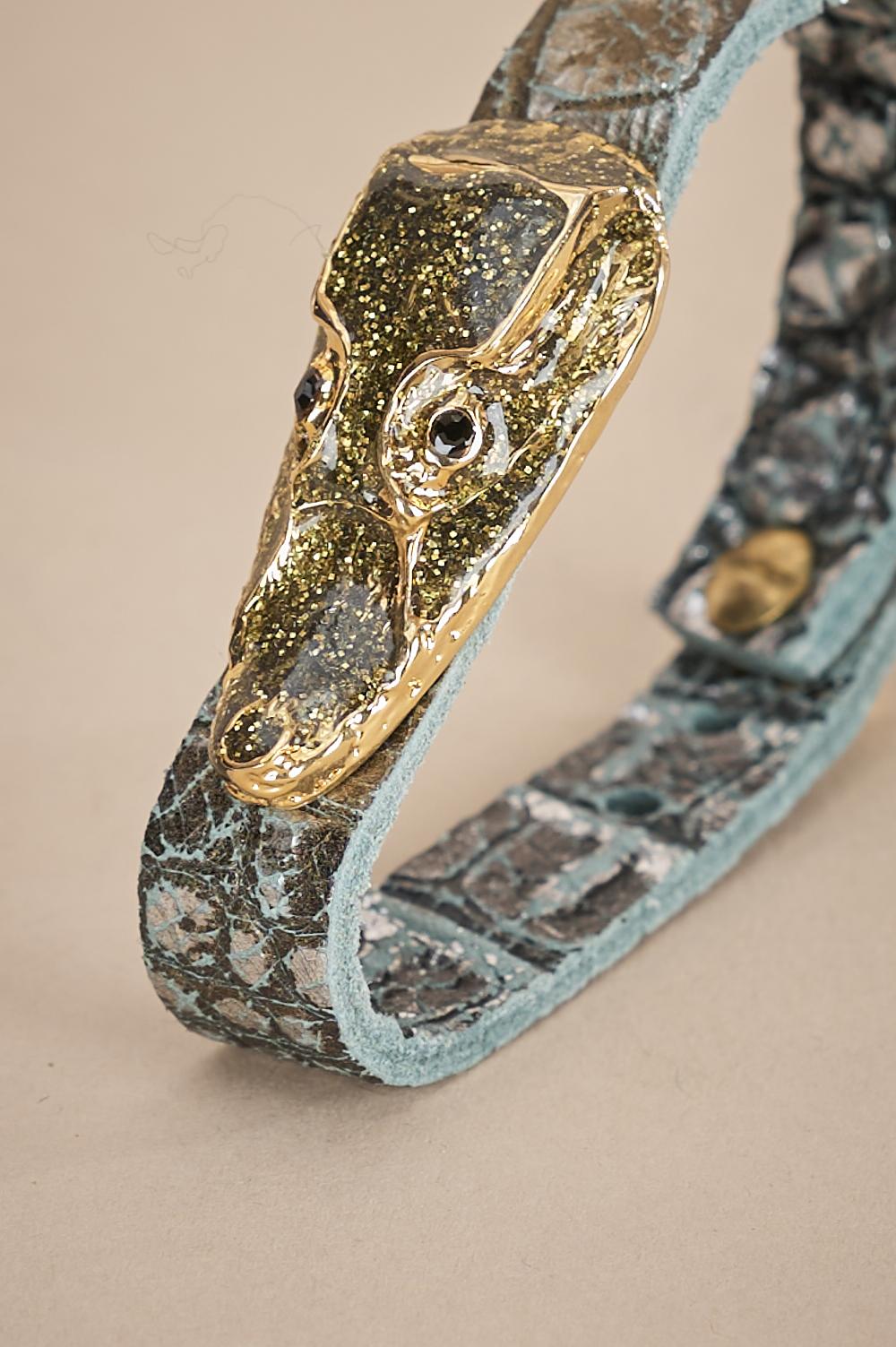 Save The Queen Bracciale in pelle Enormi sconti
