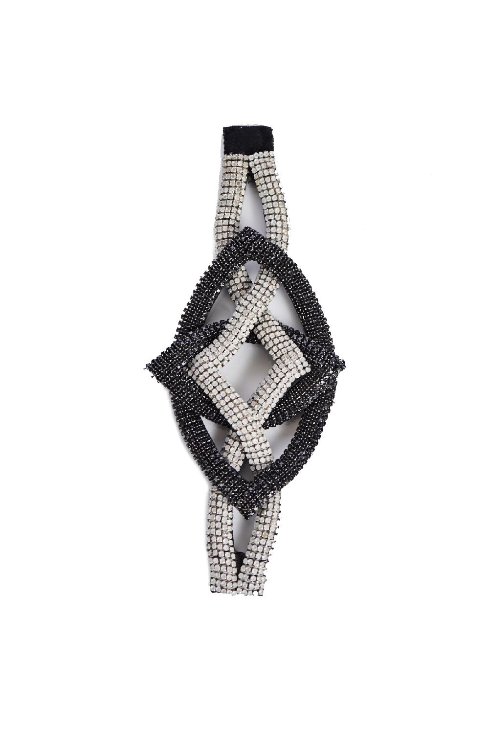 Save The Queen Bracciale di strass Black Friday Prezzi