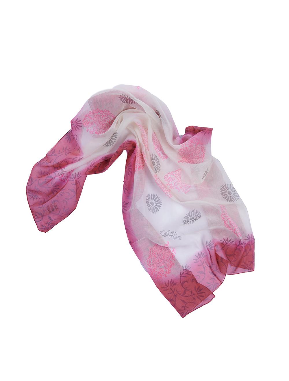 Save The Queen Foulard in seta e cotone a fantasia floreale Qualità