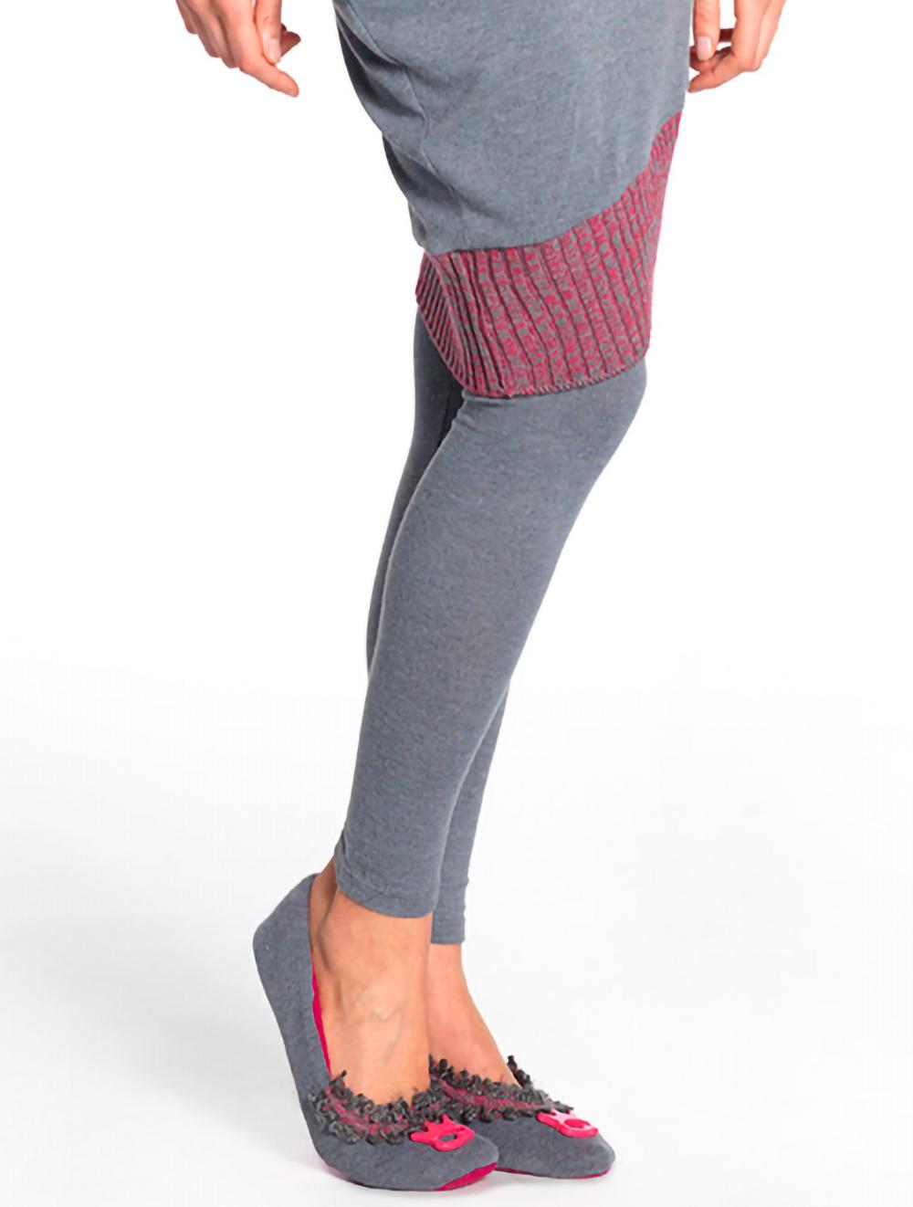 Save The Queen Vestito lungo grigio con ricamo + leggins Hotsell