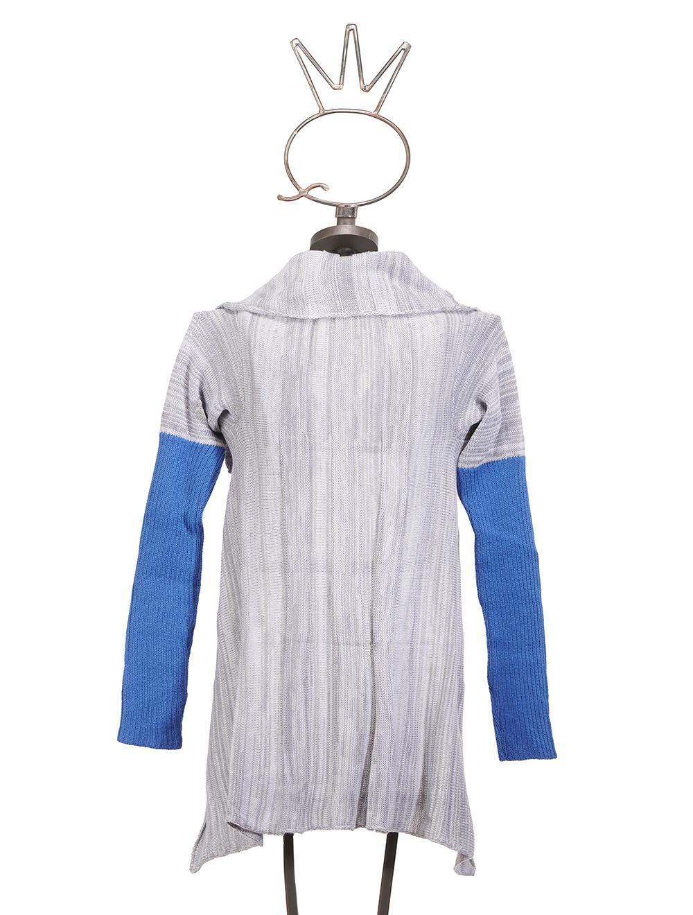 Save The Queen Camicia da notte bluette corta con ricamo con cardigan I Più Venduti