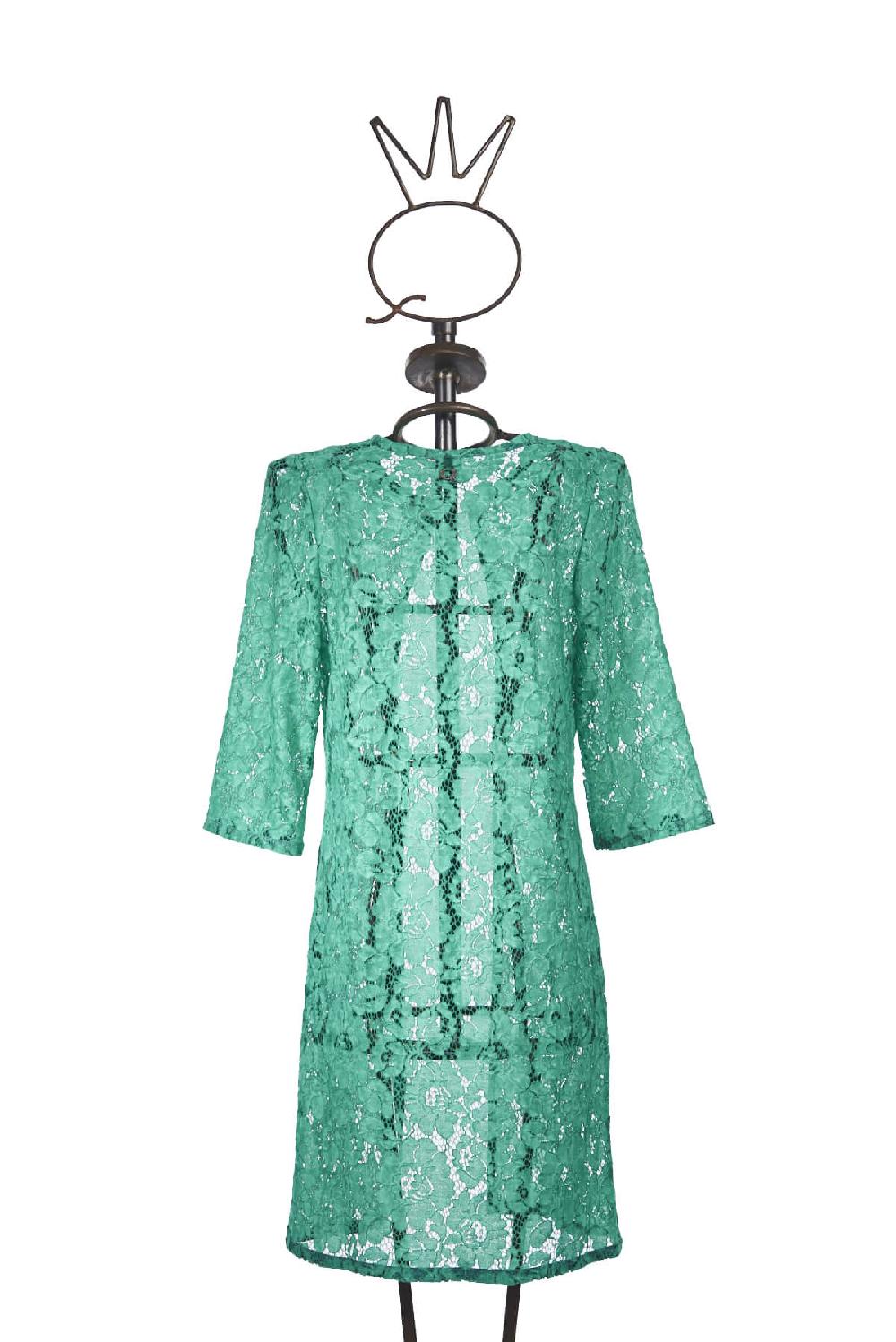 Save The Queen Spolverino in pizzo color verde smeraldo Offerta San Valentino