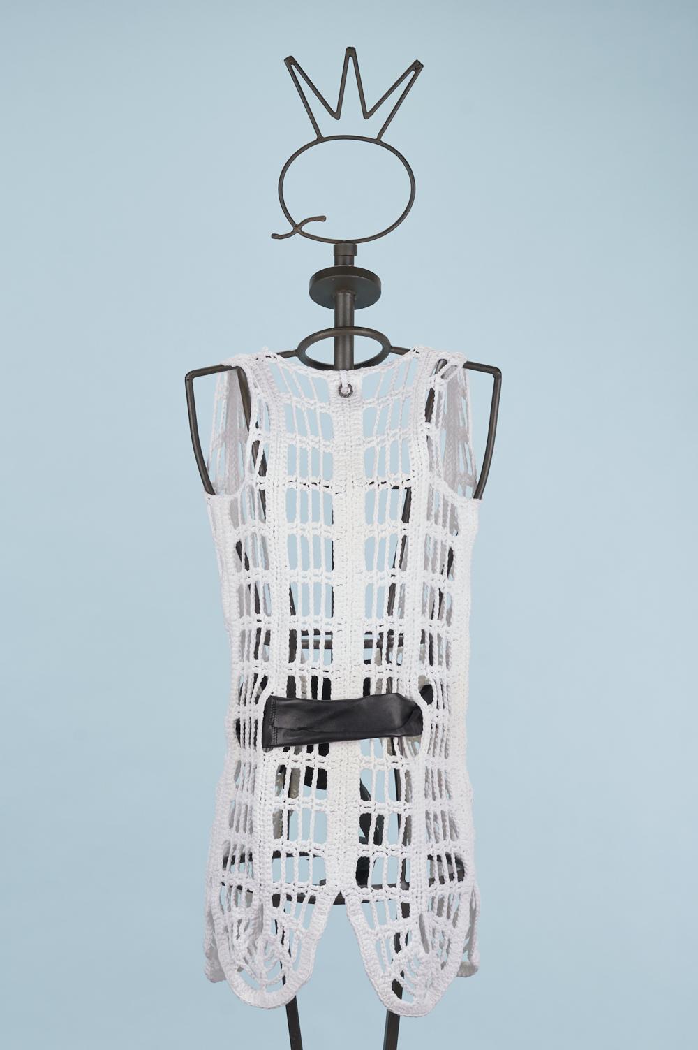 Save The Queen Gilet bianco Online Outlet