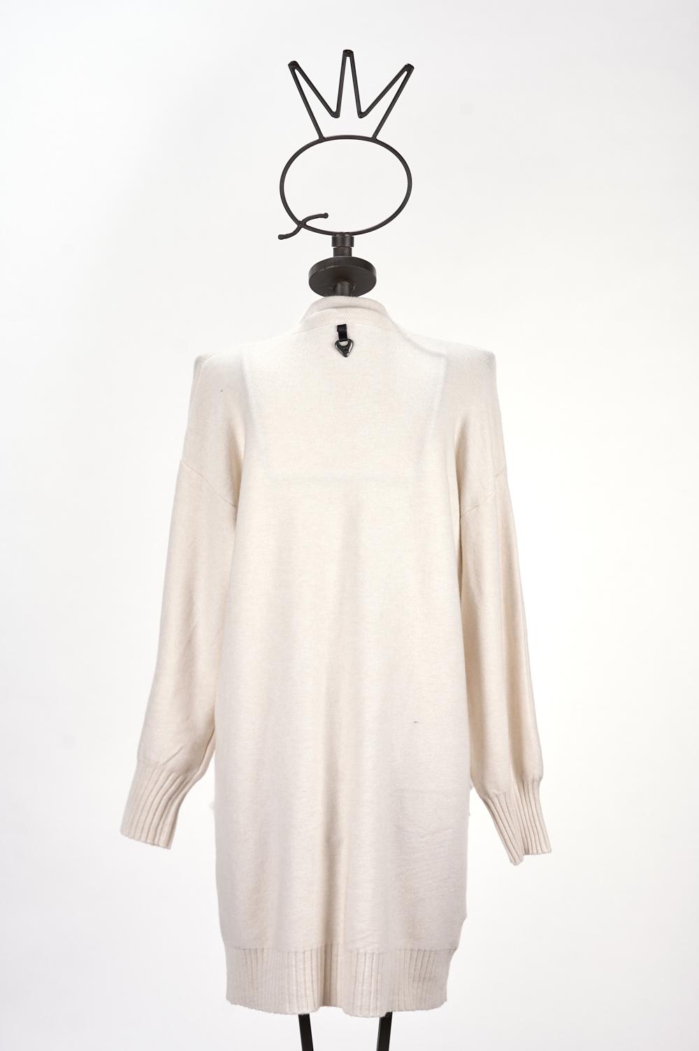 Save The Queen Cardigan lungo panna Rilascio limitato