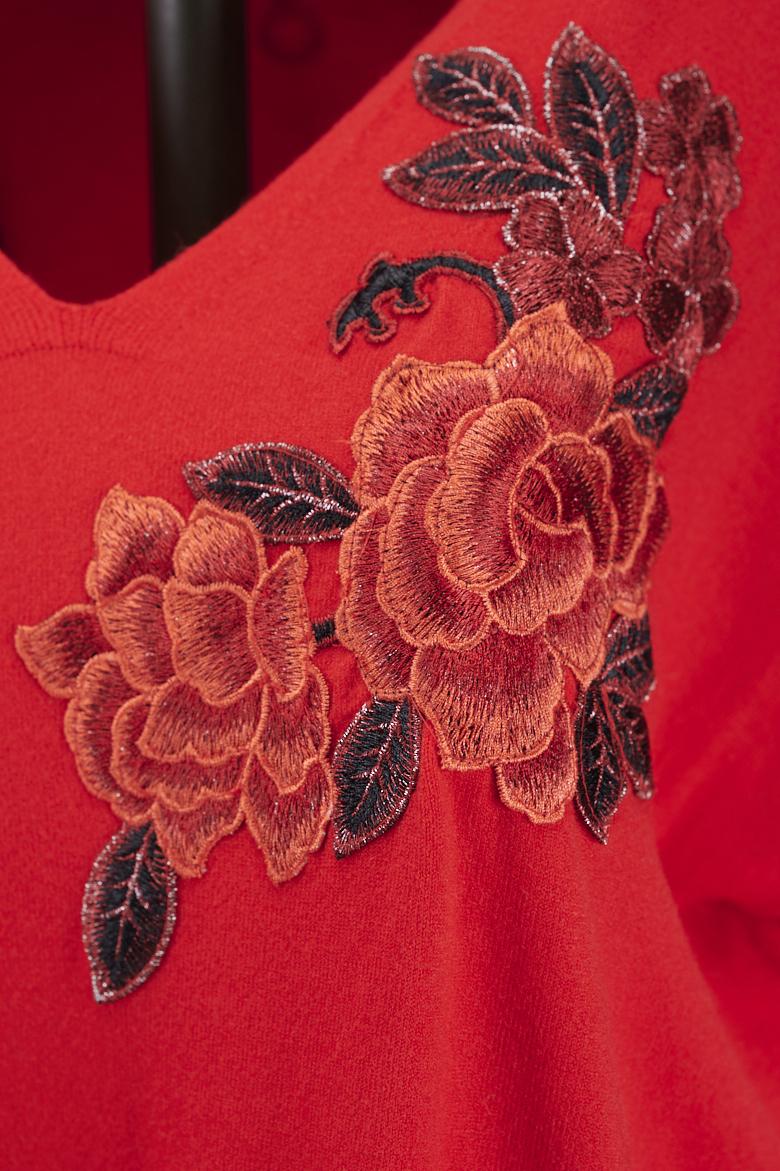 Save The Queen Maglia lunga con ricamo Latest stili