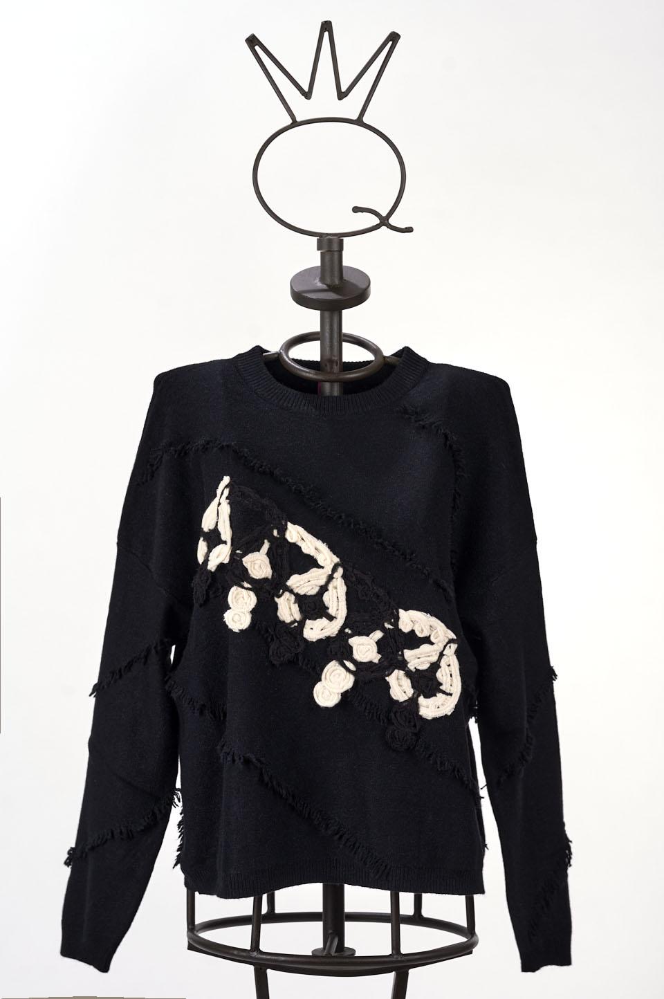 Save The Queen Maglia larga nera Ultimo giorno