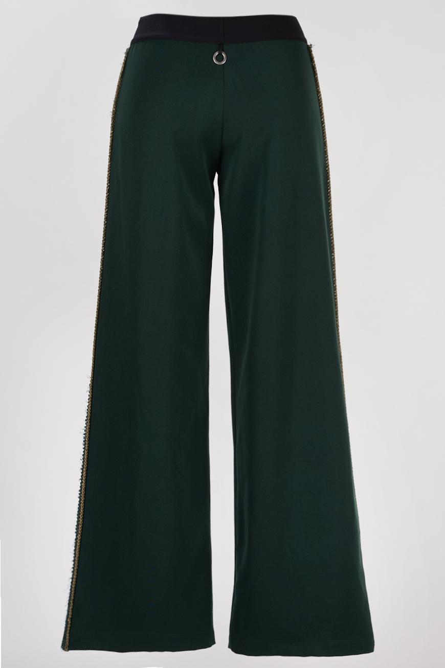 Save The Queen Pantalone largo verde bottiglia Promozione temporanea