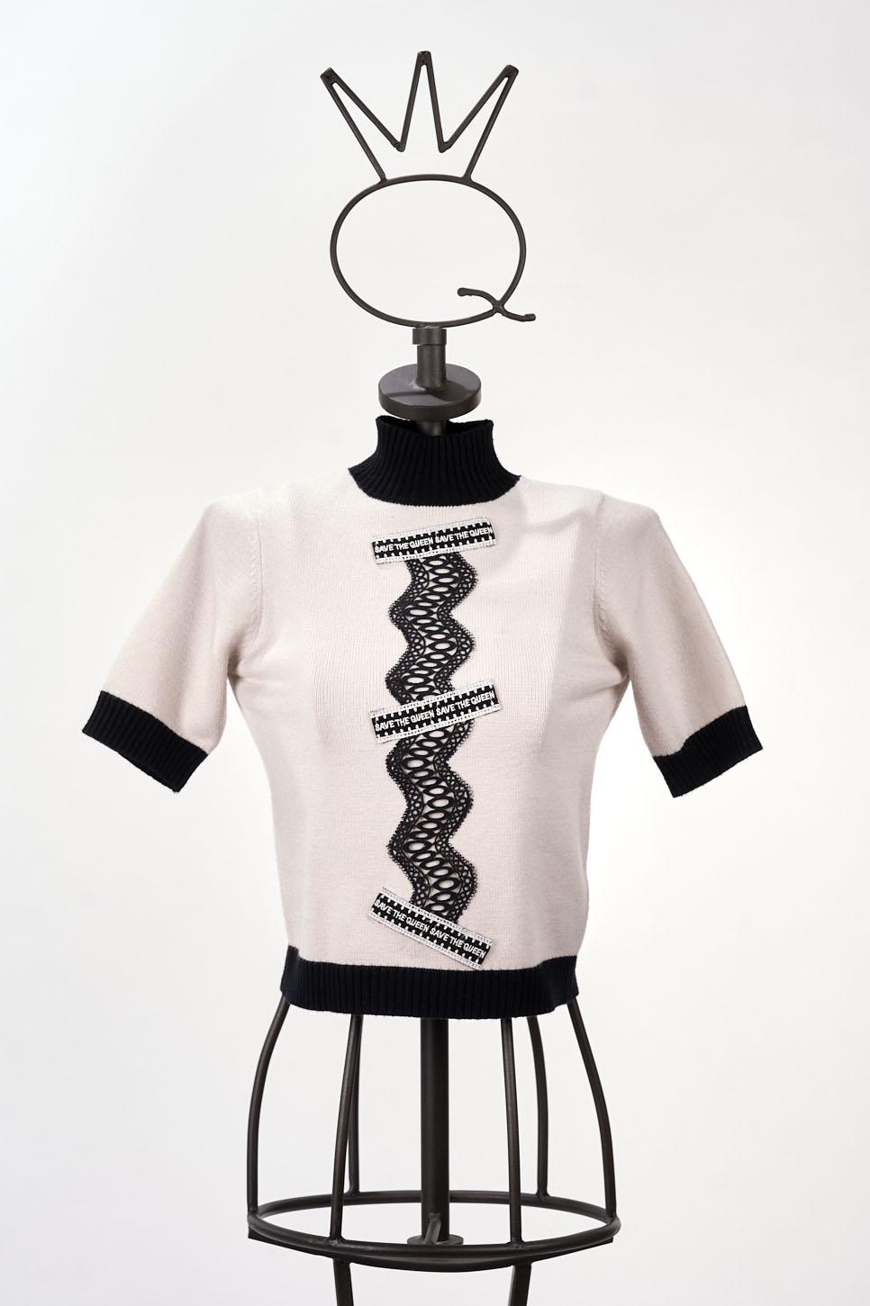 Save The Queen Maglia corta a mezze maniche Sostegno trimestrale
