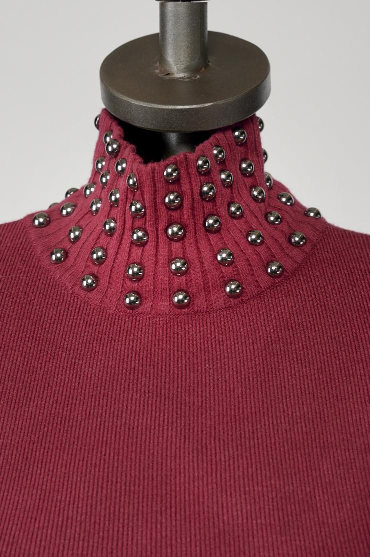 Save The Queen Maglia con borchie Super sconto