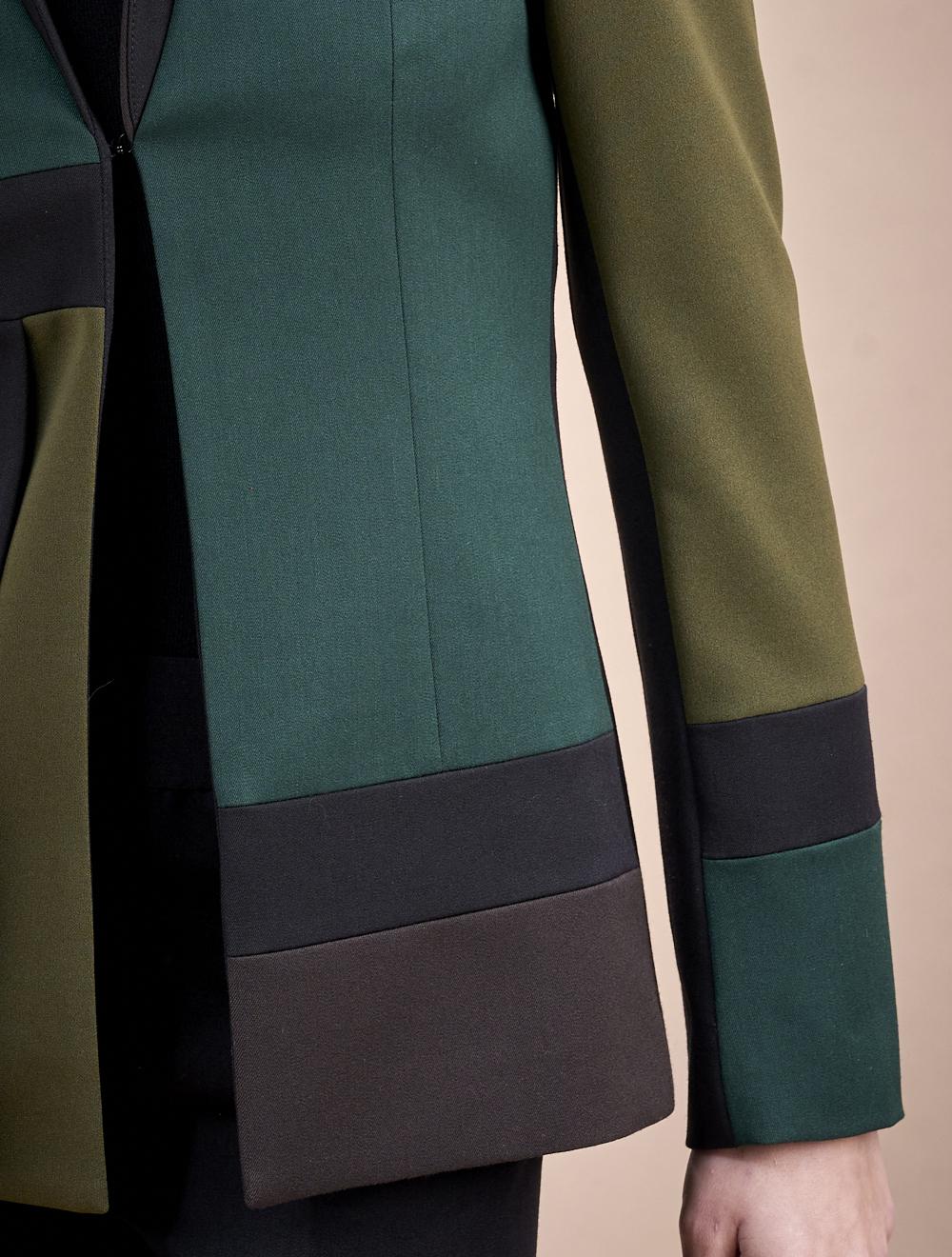 Save The Queen Giacca marrone e verde 50% di sconto per tempo limitato