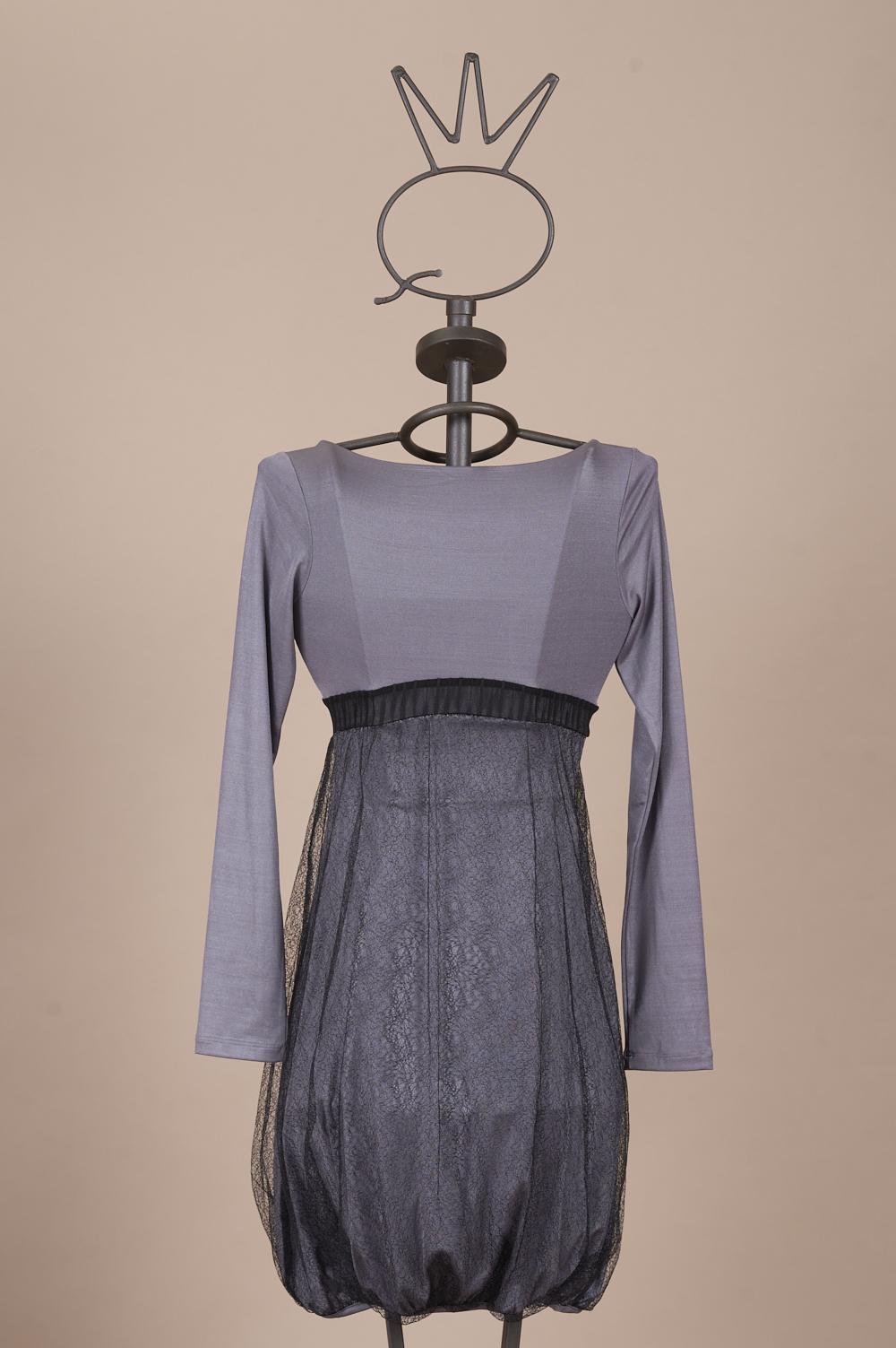 Save The Queen Vestito corto grigio Vendite Flash