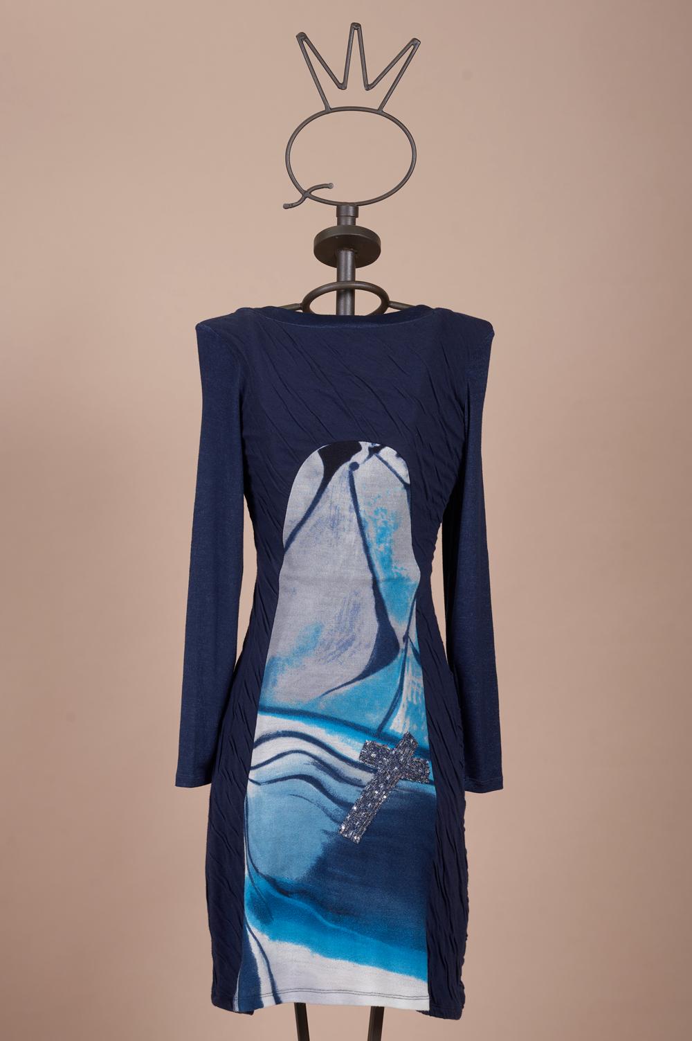 Save The Queen Vestito in lana stampato In Saldo