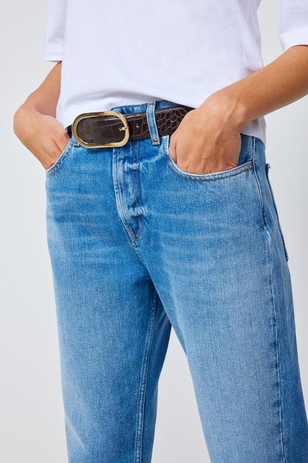 Semicouture Jeans coral | semicouture Vendita Economica