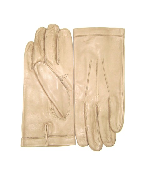 Sermoneta Gloves Guanto in Nappa foderato seta Toupe Ultimi due giorni