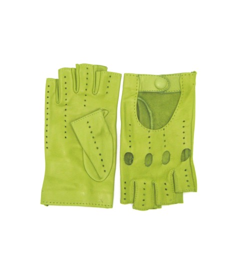 Sermoneta Gloves Guanto Guida sfoderto 1/2 dita Pistacchio Vendita