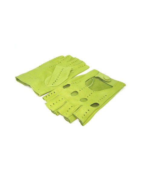 Sermoneta Gloves Guanto Guida sfoderto 1/2 dita Pistacchio Vendita