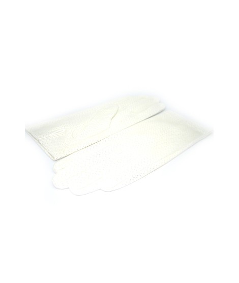 Sermoneta Gloves Guanto in Nappa sfoderato Bianco Novità