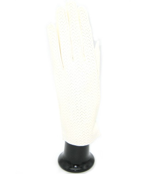 Sermoneta Gloves Guanto in Nappa sfoderato Bianco Novità