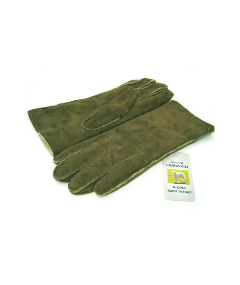 Sermoneta Gloves Guanto Montone cucito a mano Loden 2025