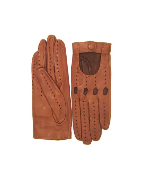 Sermoneta Gloves Guanto Guida in Nappa sfoderato dita intere Tan Qualità Garantita
